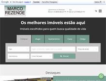 Tablet Screenshot of marcorezende.com